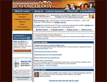 Tablet Screenshot of bcgoncology.com